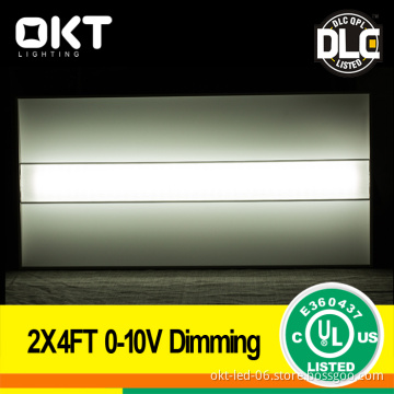 2*2 2*4 UL CUL DLC indirect lighting fixtures led troffer with 5 years warranty